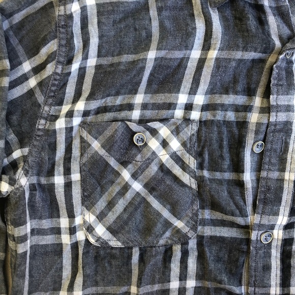 Weatherproof Vintage Gray Long Medium Flannel - Picture 3 of 5